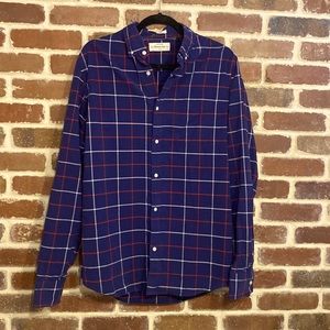 Hawker Rye slim stretch Oxford shirt size medium tall